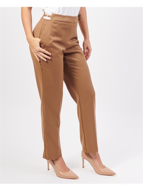 Pantalon taille haute Annarita N avec bande ANNARITA N | F333YBEDAMIANOCAMMELLO